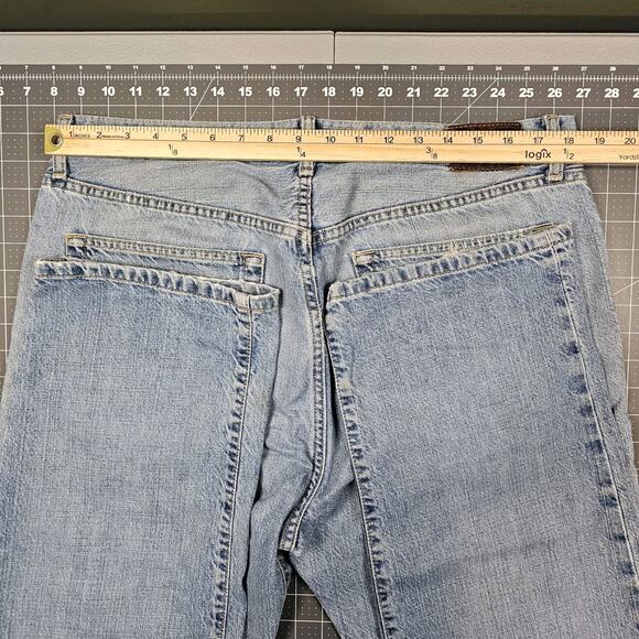 Polo Ralph Lauren Jeans Mens 36x32 Faded Distressed Repaired Straight Relaxed - Picture 14 of 16